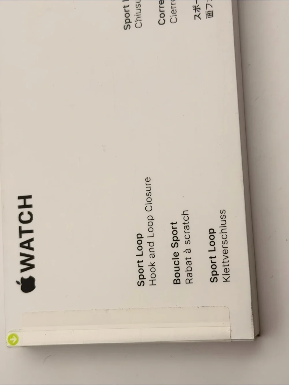 Apple Watch OEM Band, Abyss Blue/Moss Green Sport Loop, New Sealed